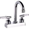 Buy cheap Brass 2 Handle Centerset Lavatory Faucet High Arc In Chrome from wholesalers
