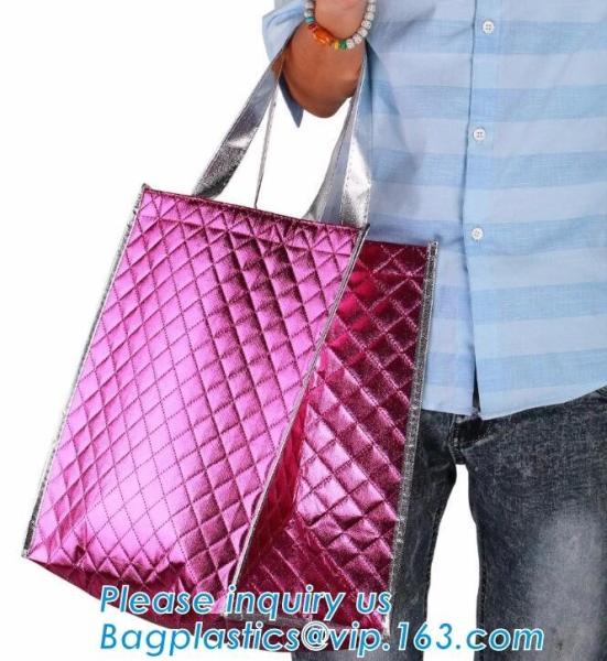 Buy cheap Large folding keeping cool cooler bag lunch bag for food fruit seafood steak insulation bag heat insulation ice pack from wholesalers