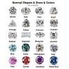 Buy cheap GRA Certificate 1ct Round Cut 6.5mm VVS1 Loose Moissanite Diamond in White Pink Yellow Champagne Blue Green for Jewelry from wholesalers