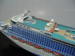Ivory White Plastic Cruise Ship Models With Crown Princess Cruise Ship Series