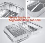 Takeaway oven safe fast food take out disposable aluminum foil container