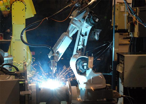 Buy cheap Modern Furniture Production Line / Welding Industrial Robotics Automation from wholesalers