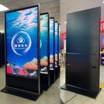 49inch ultra-thin floor-mounted advertising Totem indoor LCD digital signage