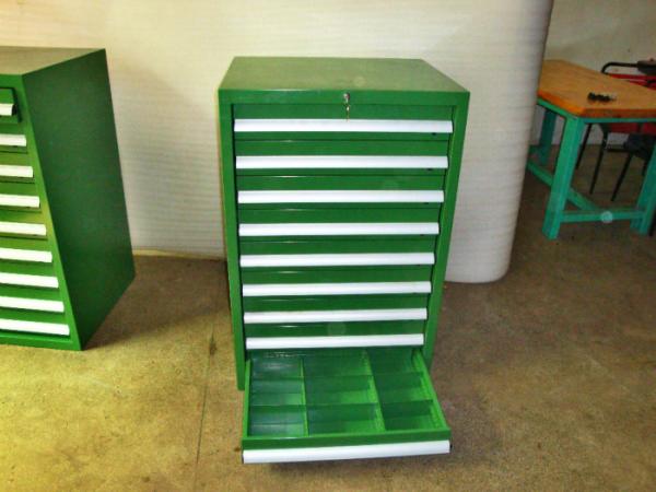 Buy cheap Industrial Tool Chests And Cabinets With 3 - 15 Drawers , Green from wholesalers