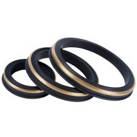 Buy cheap 2 Inch HNBR Black Hammer Union Seal Rings / Lip Seal Gasket Oil Resistant product