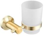 Tumbler holder83003-Brushed Golden color Round&Stainless steel 304