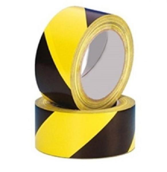 Buy cheap Double Color ESD Safety Warning Tape Sticky Floor Tape Yelloe / Back / Red / White / Green from wholesalers