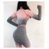 Buy cheap Ombre Seamless Women's Yoga Apparel / Women Gym Clothing Gradient Leggings+Long sleeve Top from wholesalers