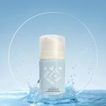50ml Blue Red Plastic Vacuum Emulsion Bottle For Facial Treatment