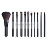 Buy cheap Affordable Animal Hair Makeup Brushes With Black Matte Wooden Handle from wholesalers
