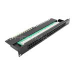 Buy cheap 19inch 1U CAT.3 UTP Telephone Patch Panel 50 Ports Krone IDC from wholesalers