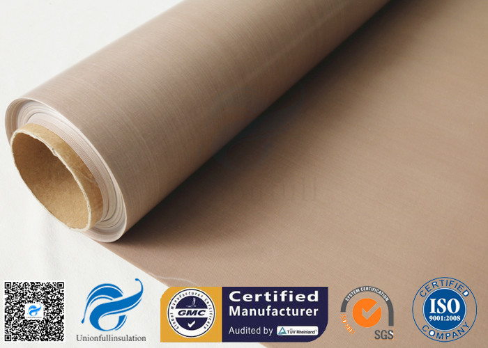 Non Stick PTFE Coated Fiberglass Cloth For Heat Press Machine