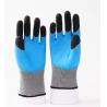 Buy cheap Blue 13g Latex Dipped Work Gloves Breathable Nitrile Foam Coated Gloves from wholesalers