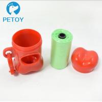 Buy cheap Small Convenient Biodegradable Poop Bags With Dispenser And Leash Clip product
