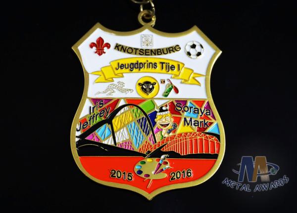 Buy cheap Fashionable Design Enamel Medals 3d Medals 12 Colors And Gold Plating from wholesalers