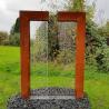 Buy cheap Outdoor Metal Garden Ornaments Corten Steel Water Feature from wholesalers