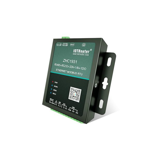 Buy cheap Industrial Rs485 To Ethernet Converter 2DI 1DO 1AI Ports PLC Connect RTU from wholesalers