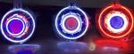 Jeep Wrangler HeadLights LED 7" HeadLamp Head Lights 7" COB angel eye headlight