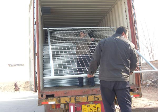 Buy cheap Anti Rust Temporary Fence Panels Galvanized Construction Fencing Removable from wholesalers