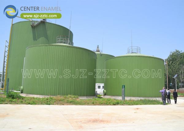 Buy cheap Center Enamel Provides Anaerobic Digester Tanks For Guinea Biogas Project from wholesalers