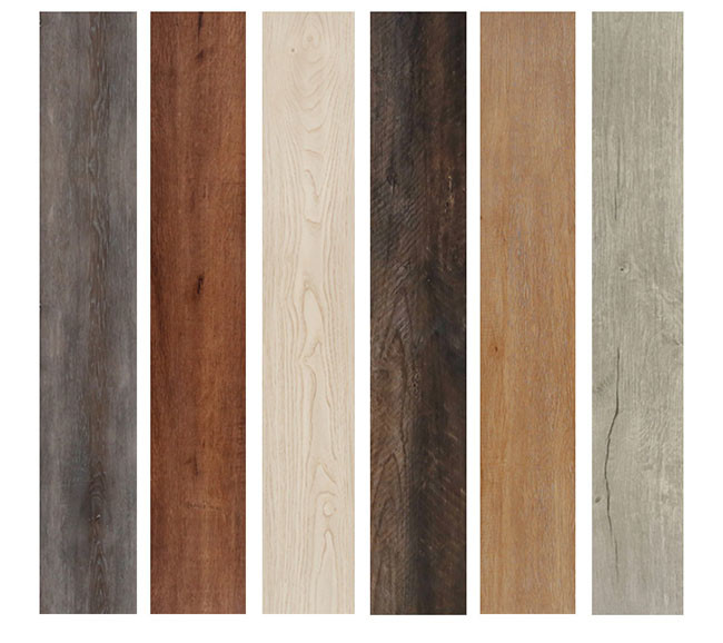 Dent Resistant 4mm Click Spc Flooring Wood Look Fire Protection