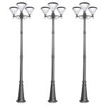 Aluminum Garden Outdoor Solar Light Optically Controlled 30w Waterproof