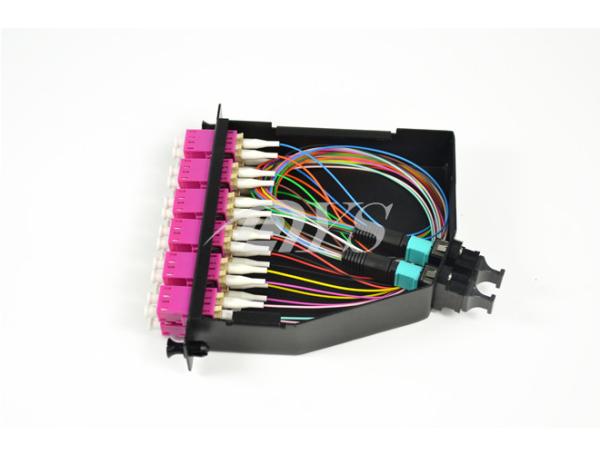 Buy cheap Waterproof 40G OM3 MPO/MTP Optical Fiber Patch Cord Jumper Durable Long Lifespan from wholesalers