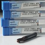 MPB2 Solid Carbide Ball Nose End Mill 2 Flutes HRC55-HRC60 R0.5-10 6mm Φ6.0 R3.0