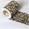 Buy cheap Decorative Vinyl Fence Tape Stone Pattern Imprint PVC Fence Screen Strip from wholesalers
