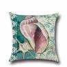 Buy cheap Mediterranean Style Throw Pillow Case Sea Theme Decorative Square Cotton Linen Coastal Cushion Cover for 18 Inch Pillow from wholesalers