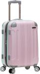 Expandable Luggage with Spinner Wheels, Multicolor, Carry-On 20-Inch