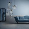 Buy cheap Nordic LED Pendant Light Designer Glass Bedroom Bedside Hanging Minimalist Modern Restaurant bar pendant light(WH-GP-45) from wholesalers