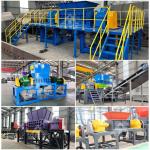 Double Shaft Copper Cable Aluminum Metal Shredder Machine