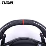 Custom Carbon Fiber Mercedes Benz Alcantara Steering Wheel Flat Top And Bottom