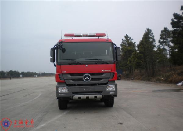 Buy cheap Mercedes Chassis Foam Fire Fighting Vehicles Monitor Flow 100L/S Tiltable Cabin from wholesalers