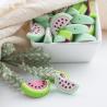 Buy cheap Red Watermelon Shaped Silicone Beads Soft For Baby Teething from wholesalers