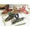 Buy cheap PS material plating metal color large cross clip summer new disc hair clip gradual change back hair clip shark women from wholesalers