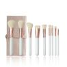 Buy cheap Full Face Makeup Brush Set With Bag Cruelty Free Vegan Bristles from wholesalers