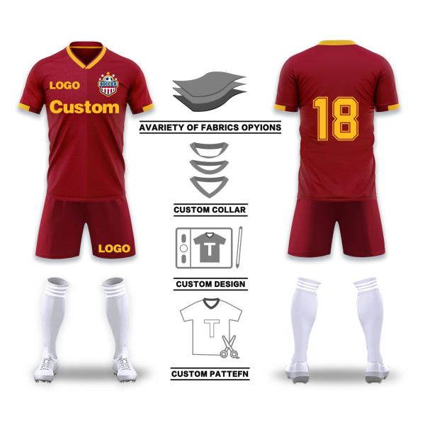 Buy cheap ODM OEM Red Custom Soccer Training Quick Dry Jersey Team Jersey from wholesalers