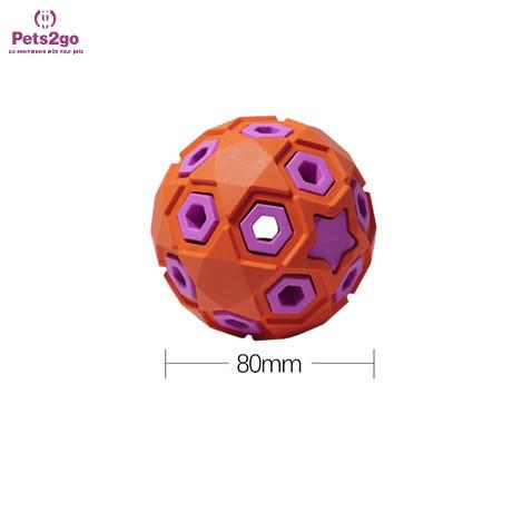 Buy cheap Lightweight Red rubber 81x62mm Dog Fetch Ball from wholesalers