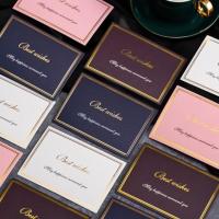 Buy cheap Bronzing Personalised Printed Cards product