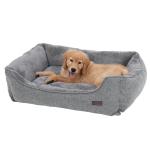 Plush Dog Bed Cushion Machine Washable Keep Warm Polyester Fiberfill
