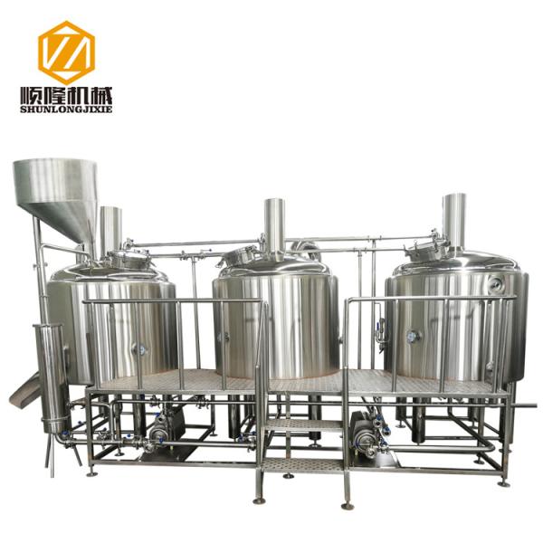 Steam Condenser Exhausting Microbrewery Brewing Equipment , Beer Distillery