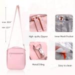 Waterproof Pink Reusable Insulated Lunch Cooler Bags For Kids