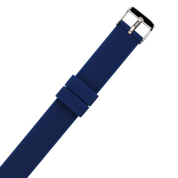 Buy cheap ODM One Piece Silicone Watch Bands , Flat 18mm Rubber Watch Strap from wholesalers
