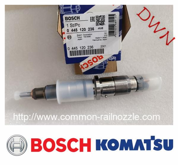 Buy cheap 0445120236 BOSCH Diesel Common Rail Injector Assy For KOMATSU QSB6 SAA6D107E-1B from wholesalers
