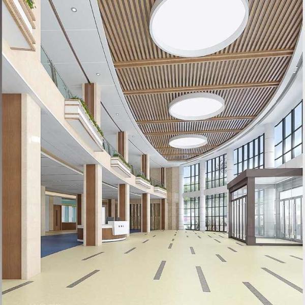 Custom Cleanroom PVC Flooring Roll Antibacterial Hospital Vinyl Flooring