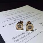 brand jewelry gem earring in 18 kt gold 18k gold jewelry