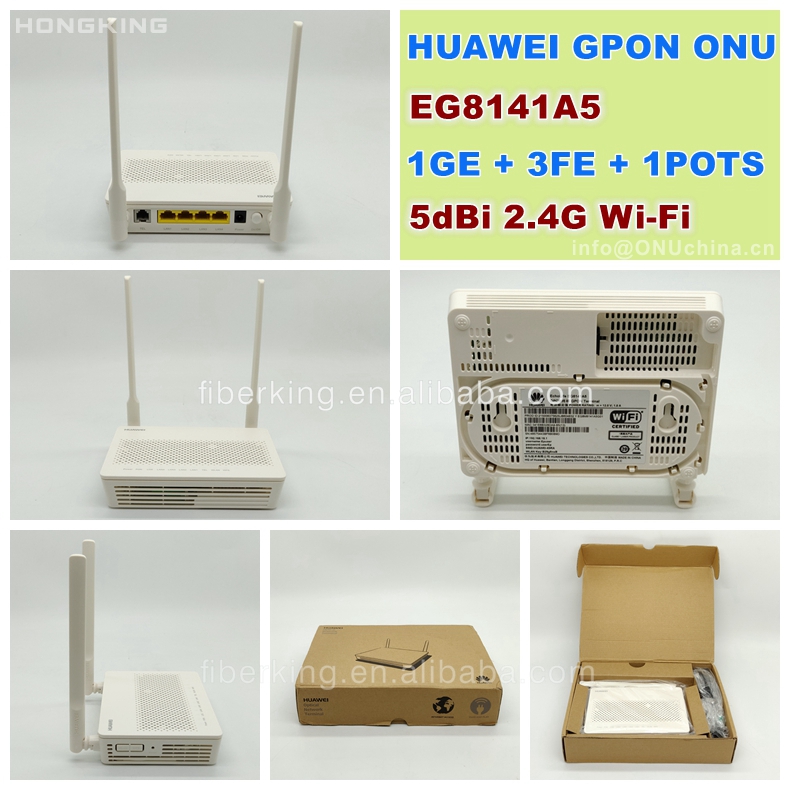 FTTH GPON EPON XPON huawei ONU ONT EG8141A5 1GE 3FE USB VOIP USB Triple Play Service Optical Network Terminal