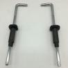 Buy cheap HR-HU3 headrest parts auto head rest frame headrest guides metal pole and plastic parts from wholesalers